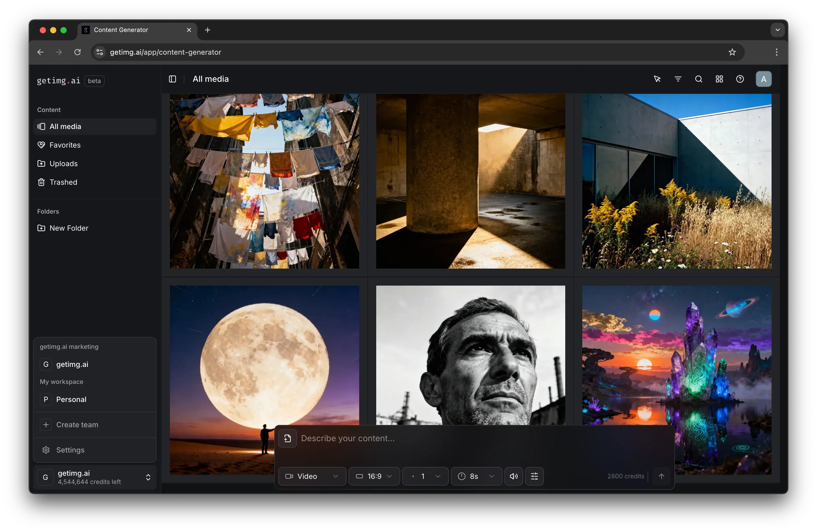 getimg 2.0 teams feature enterprise ai image generator